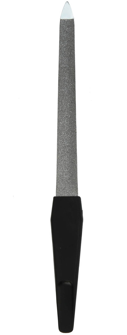 HK Saphir-Formfeile, 170 mm, konkav, Blatt verchromt, Belag grob/fein, spitz