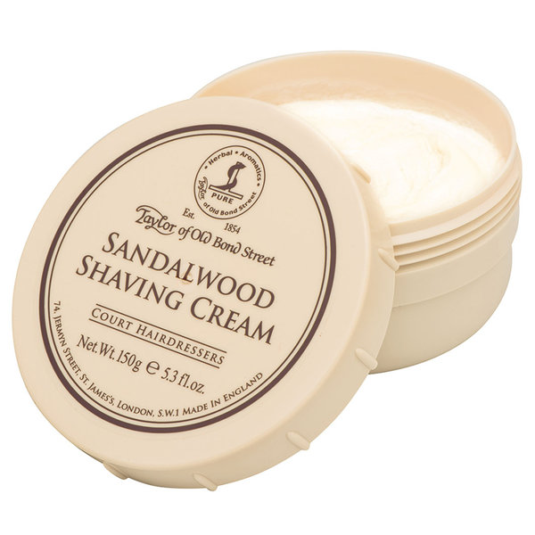 Taylor of Old Bond Street Shaving Cream Sandalwood 150g